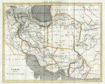 Persia (Iran) map, 1841