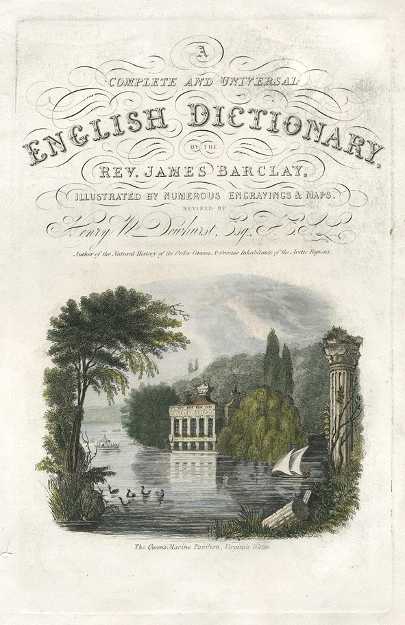 Surrey, Virgina Water, Queen's Marine Pavilion, 1850