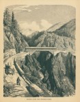 Switzerland, Bridge over the Russein-Tobel, 1885