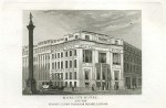 London, Trafalgar Square, Morley's Hotel & Nelson's Column, 1845