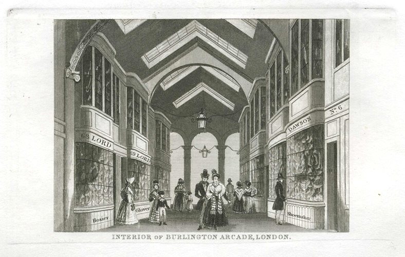 London, Burlington Arcade, 1845