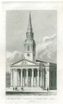 London, St.Martin's Church, St.Martin's Lane, 1845