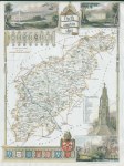 Northamptonshire, Moule map, 1850
