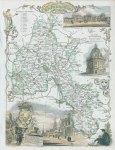 Oxfordshire, Moule map, 1850