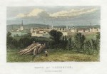 Leicester view, 1845