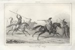 Iran, 'Exersise de Key-Kadj' (cavalry), 1841