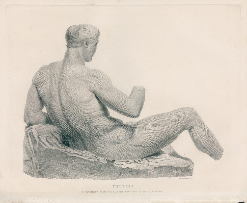 Theseus, after ancient Greek Parthenon sculpture, 1869