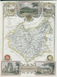 Leicestershire, Moule map, 1850