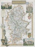 Staffordshire, Moule map, 1850