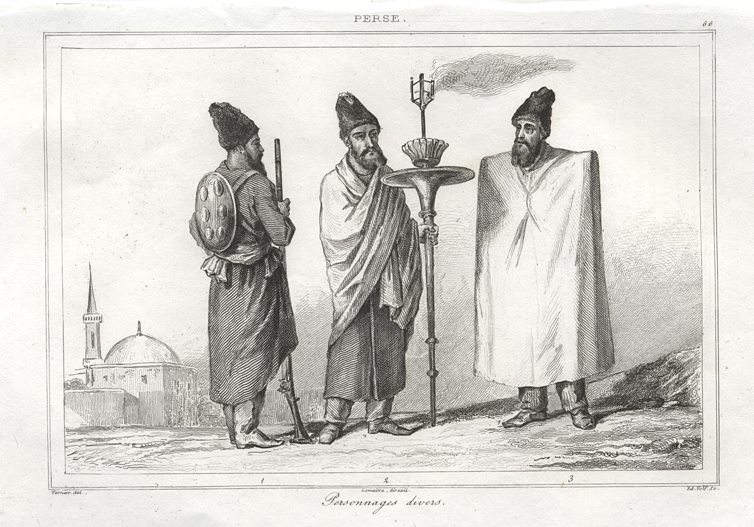 Iran, various natives, 1841