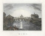 Italy, Rome view, 1841