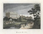 Spain, Madrid view, 1841