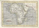 Africa map, 1841