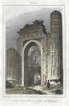 Iran, Entrance to Mosque at Soltaniyeh, 1841