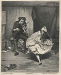 The Rehearsal (girl dancing to fiddler), 1869