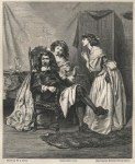 Persuading Papa (17th century scene), 1869