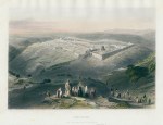 Holy Land, Jerusalem view, 1870