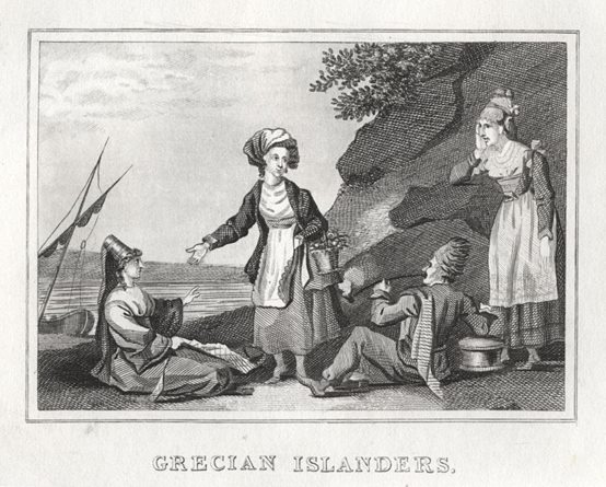 Greece, Greek Islanders, 1841
