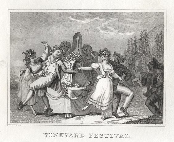 France, Vineyard Festival, 1841