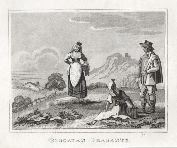 Spain, Biscayan Peasants, 1841