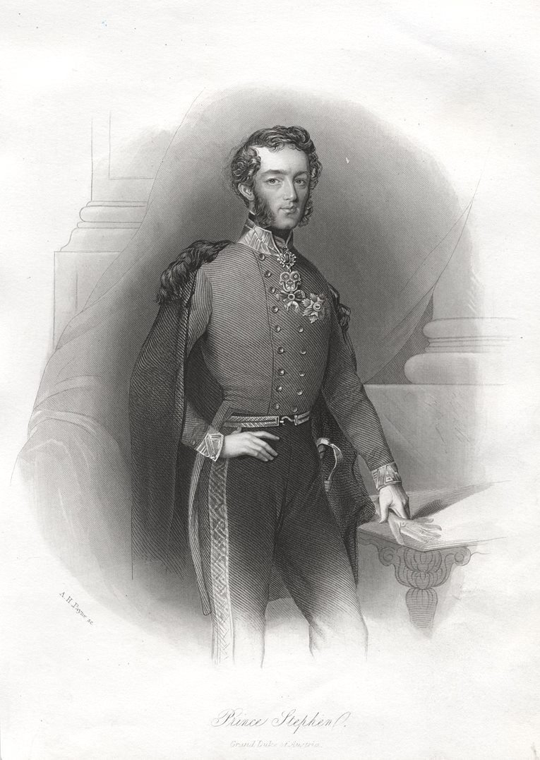 Austria, Grand Duke Prince Stephen, 1845