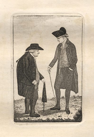 Provost David Stewart and Bailie John Lothian, c1800/1835