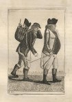 Captain Mingay, with a Porter carrying George Cranstoun in his creel, 1784/1835