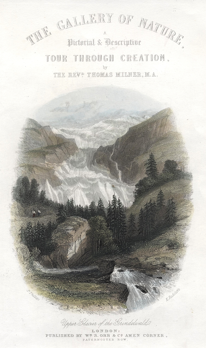 Switzerland, Grindelwald Galcier, 1852