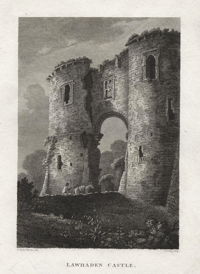 Pembrokeshire, Llawhaden Castle, 1811