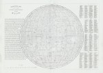 Moon, visible hemisphere map, 1852