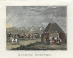 Russia, Kalmyks de-camping, 1841