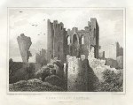 Wales, Caerphilly Castle, 1845