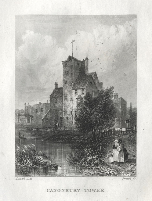 London, Canonbury Tower, Islington, 1845