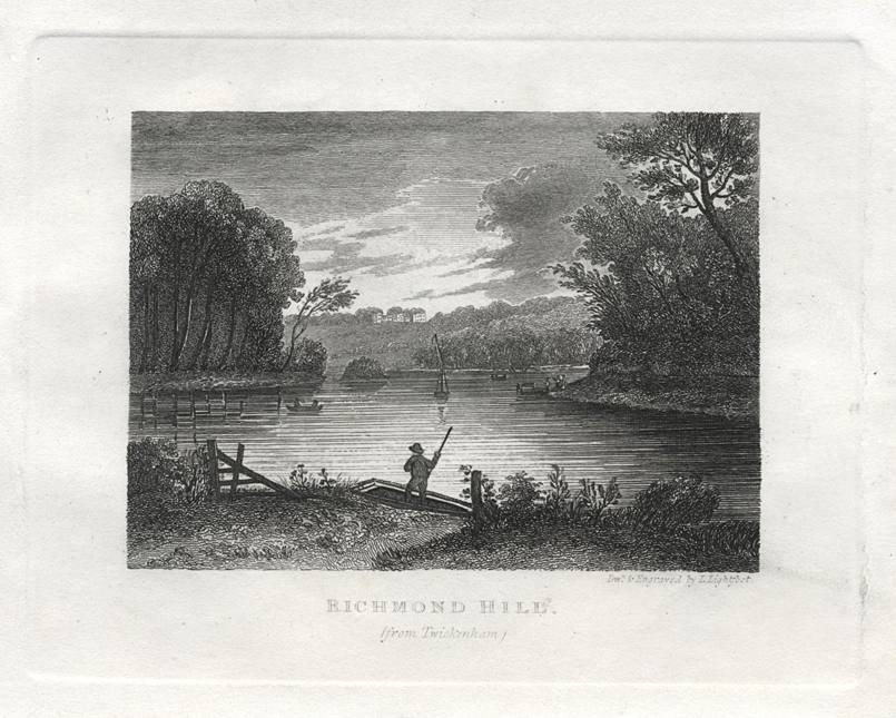 London, Richmond Hill, from Twickenham, 1845