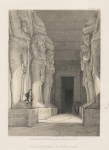 Egypt, Excavated Temple of Gyrshe, Nubia, 1855