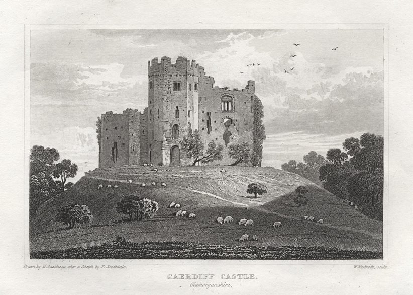 Glamorgan, Caerdiff Castle, 1845