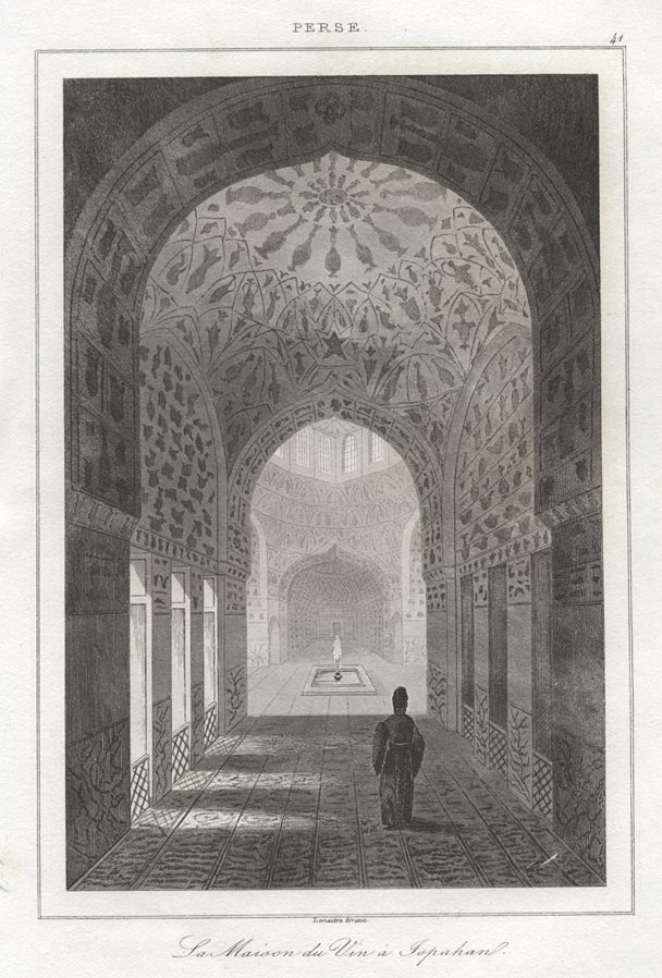Iran, Isfahan, Maison du Vin, 1841