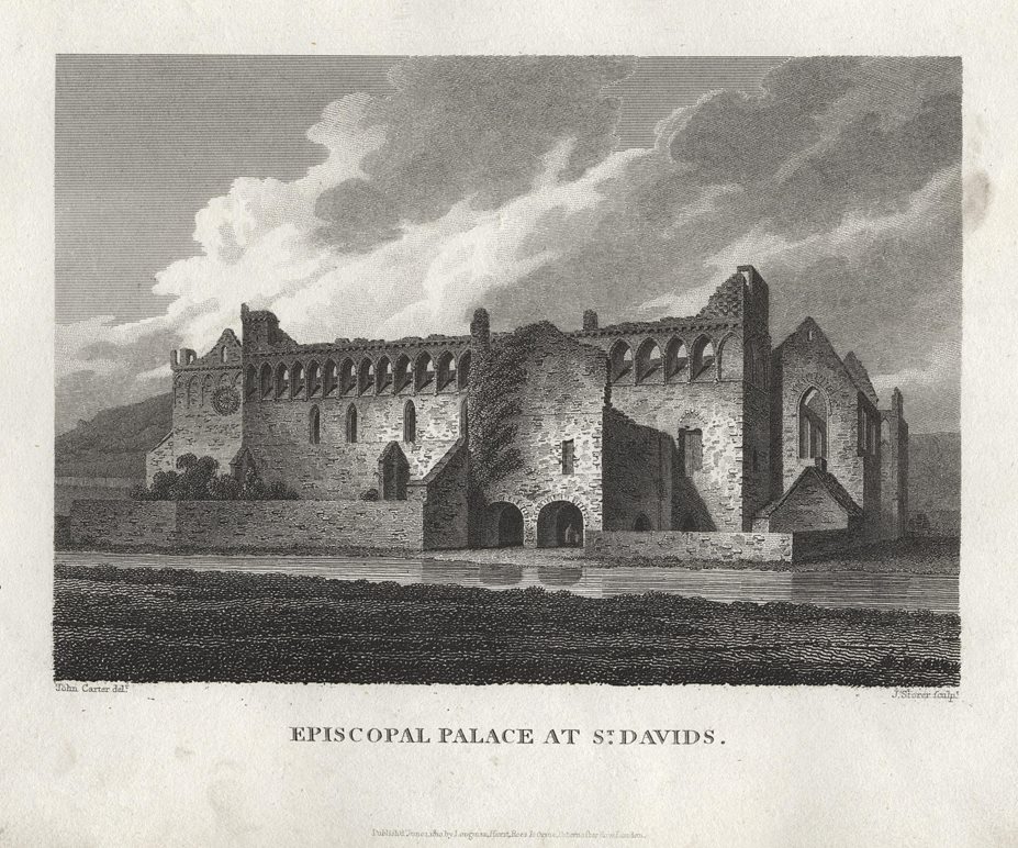Pembrokeshire, Episcopal Palace at St Davids, 1811