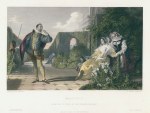 Malvolio (Shakespeare, Twelfth Night), after Maclise, 1849