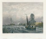 Netherlands, The Scheldt, Texel Island, after Stanfield, 1849