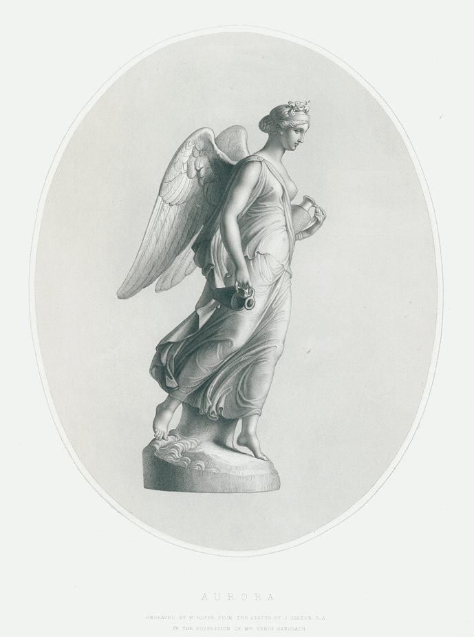 Aurora, after a sculpture by Gibson, 1849