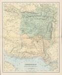 Afghanistan & Beloochistan map, 1896