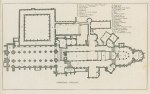Kent, Canterbury Cathedral ground plan, 1786