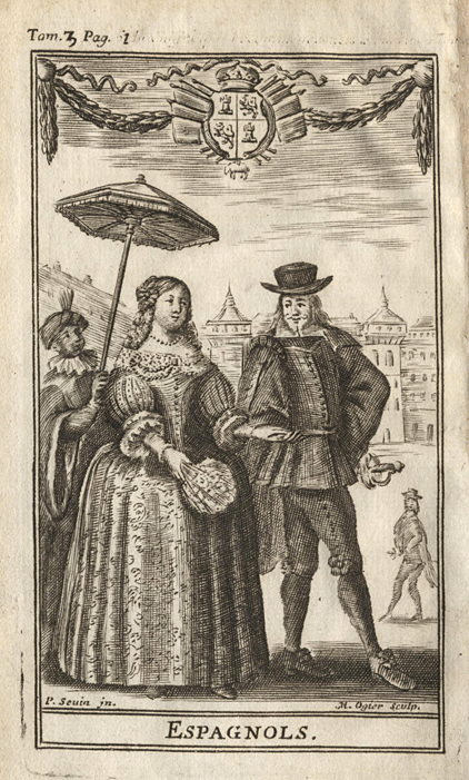 Spanish costume, 1717