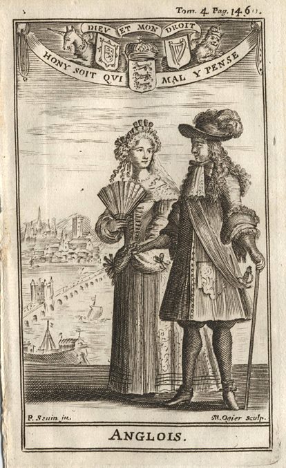 English costume, 1717