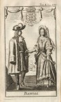 Danish costume, 1717