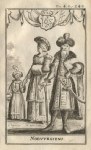 Norwegian costume, 1717
