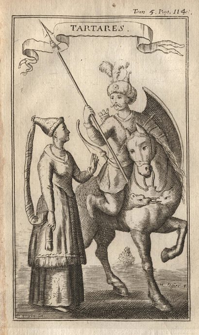 Tartar costume, 1717