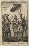 India, Peguans & Siamois costume, 1717