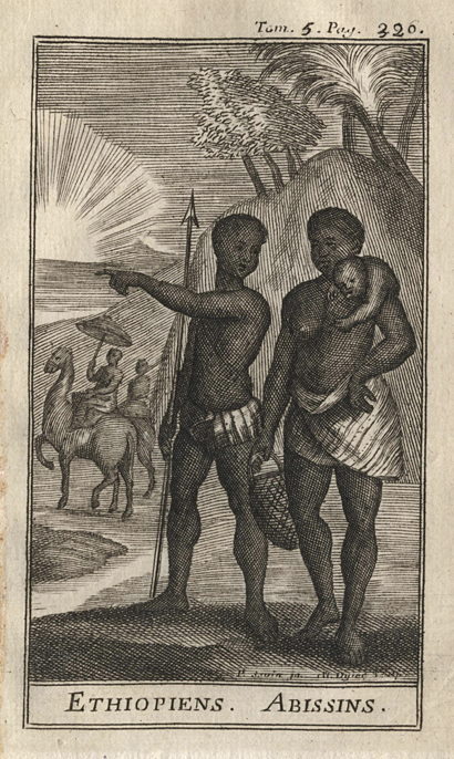 Ethiopean costume, 1717